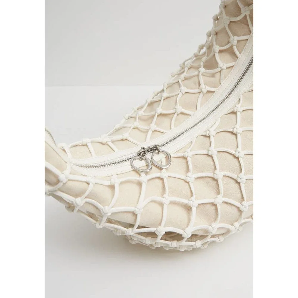 STAUD Large Luna Open-knit Netted Vegan Shoulder Bag - Picture 13 of 13